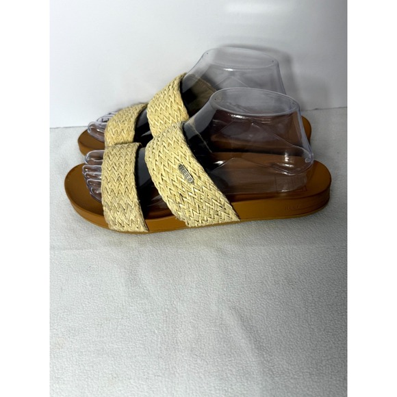 Reef Cushion Vista Braid Womens Slide US 8 Beige Comfort Casual Slip On Sandal - Picture 5 of 7